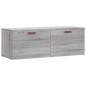 vidaXL Armario de pared madera ingeniería gris Sonoma 100x36,5x35 cm vidaXL Armario de pared madera ingeniería gris Sonoma 100x36,5x35 cm