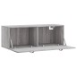 vidaXL Armario de pared madera ingeniería gris Sonoma 100x36,5x35 cm vidaXL Armario de pared madera ingeniería gris Sonoma 100x36,5x35 cm