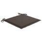 vidaXL Sillas de jardín 2 uds con cojines gris taupe madera de teca vidaXL Sillas de jardín 2 uds con cojines gris taupe madera de teca