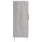 vidaXL Aparador de madera de ingeniería gris Sonoma 69,5x34x90 cm