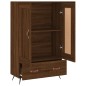 vidaXL Aparador alto madera de ingeniería roble marrón 69,5x31x115 cm vidaXL Aparador alto madera de ingeniería roble marrón 69,5x31x115 cm