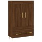 vidaXL Aparador alto madera de ingeniería roble marrón 69,5x31x115 cm vidaXL Aparador alto madera de ingeniería roble marrón 69,5x31x115 cm