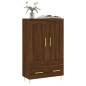 vidaXL Aparador alto madera de ingeniería roble marrón 69,5x31x115 cm vidaXL Aparador alto madera de ingeniería roble marrón 69,5x31x115 cm