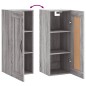 vidaXL Armario de pared madera de ingeniería gris Sonoma 34,5x34x90 cm