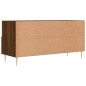vidaXL Mueble de TV madera de ingeniería marrón roble 102x36x50 cm