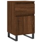 vidaXL Aparador madera de ingeniería marrón roble 40x35x70 cm