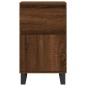 vidaXL Aparador madera de ingeniería marrón roble 40x35x70 cm