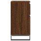 vidaXL Aparador madera de ingeniería marrón roble 40x35x70 cm