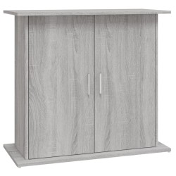 vidaXL Soporte para acuario madera ingeniería gris Sonoma 81x36x73 cm
