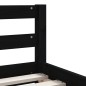 vidaXL Estructura cama infantil y cajones madera pino negro 90x190 cm vidaXL Estructura cama infantil y cajones madera pino negro 90x190 cm