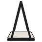 vidaXL Estructura de cama para niños madera de pino negro 80x160 cm vidaXL Estructura de cama para niños madera de pino negro 80x160 cm