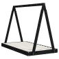 vidaXL Estructura de cama para niños madera de pino negro 80x160 cm vidaXL Estructura de cama para niños madera de pino negro 80x160 cm