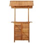 vidaXL Mesa de bar jardín con tejado madera de acacia 113x106x217 cm vidaXL Mesa de bar jardín con tejado madera de acacia 113x106x217 cm