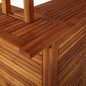 vidaXL Mesa de bar jardín con tejado madera de acacia 113x106x217 cm vidaXL Mesa de bar jardín con tejado madera de acacia 113x106x217 cm