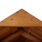 vidaXL Mesa de bar jardín con tejado madera de acacia 113x106x217 cm vidaXL Mesa de bar jardín con tejado madera de acacia 113x106x217 cm