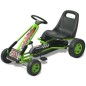 vidaXL Kart con pedales asiento ajustable verde vidaXL Kart con pedales asiento ajustable verde