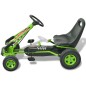 vidaXL Kart con pedales asiento ajustable verde vidaXL Kart con pedales asiento ajustable verde