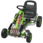 vidaXL Kart con pedales asiento ajustable verde vidaXL Kart con pedales asiento ajustable verde