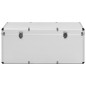 vidaXL Cajas de almacenamiento 3 unidades aluminio plateado vidaXL Cajas de almacenamiento 3 unidades aluminio plateado