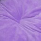 vidaXL Cama perros felpa y cuero sintético negro morado 99x89x21 cm vidaXL Cama perros felpa y cuero sintético negro morado 99x89x21 cm