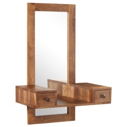 vidaXL Tocador con 2 cajones madera maciza de sheesham