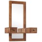 vidaXL Tocador con 2 cajones madera maciza de sheesham