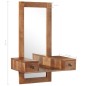 vidaXL Tocador con 2 cajones madera maciza de sheesham