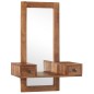 vidaXL Tocador con 2 cajones madera maciza de sheesham