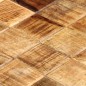 vidaXL Mesas de centro 2 pzas diseño de bloque madera mango rugosa