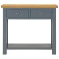 vidaXL Mesa consola de madera maciza de roble 83x30x73 cm vidaXL Mesa consola de madera maciza de roble 83x30x73 cm