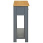 vidaXL Mesa consola de madera maciza de roble 83x30x73 cm vidaXL Mesa consola de madera maciza de roble 83x30x73 cm