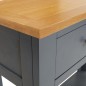 vidaXL Mesa consola de madera maciza de roble 83x30x73 cm vidaXL Mesa consola de madera maciza de roble 83x30x73 cm