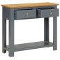 vidaXL Mesa consola de madera maciza de roble 83x30x73 cm vidaXL Mesa consola de madera maciza de roble 83x30x73 cm