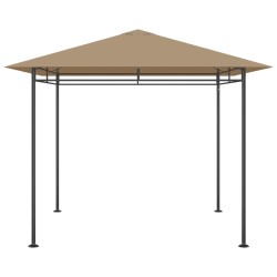 vidaXL Cenador gris taupé 3x3x2,7 m 180 g/m²