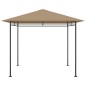 vidaXL Cenador gris taupé 3x3x2,7 m 180 g/m² vidaXL Cenador gris taupé 3x3x2,7 m 180 g/m²