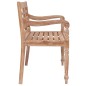 vidaXL Banco Batavia 120 cm blanqueado madera teca maciza vidaXL Banco Batavia 120 cm blanqueado madera teca maciza