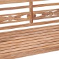 vidaXL Banco Batavia 120 cm blanqueado madera teca maciza vidaXL Banco Batavia 120 cm blanqueado madera teca maciza
