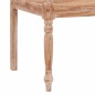 vidaXL Banco Batavia 120 cm blanqueado madera teca maciza vidaXL Banco Batavia 120 cm blanqueado madera teca maciza