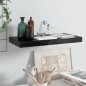 vidaXL Estante flotante de pared negro brillante MDF 50x23x3,8 cm vidaXL Estante flotante de pared negro brillante MDF 50x23x3,8 cm