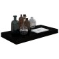 vidaXL Estante flotante de pared negro brillante MDF 50x23x3,8 cm vidaXL Estante flotante de pared negro brillante MDF 50x23x3,8 cm