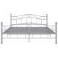 vidaXL Estructura de cama de metal gris 200x200 cm vidaXL Estructura de cama de metal gris 200x200 cm