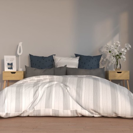vidaXL Mesitas noche 2 uds madera ingeniería roble Sonoma 40x40x56 cm