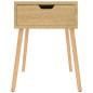 vidaXL Mesitas noche 2 uds madera ingeniería roble Sonoma 40x40x56 cm