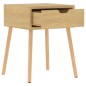 vidaXL Mesitas noche 2 uds madera ingeniería roble Sonoma 40x40x56 cm