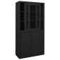 vidaXL Armario de oficina puerta corredera acero antracita 90x40x180cm vidaXL Armario de oficina puerta corredera acero antracita 90x40x180cm