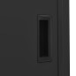 vidaXL Armario de oficina puerta corredera acero antracita 90x40x180cm vidaXL Armario de oficina puerta corredera acero antracita 90x40x180cm