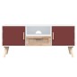 vidaXL Mueble de TV con puertas madera contrachapada 105x30x45 cm vidaXL Mueble de TV con puertas madera contrachapada 105x30x45 cm