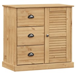 vidaXL Aparador con cajones VIGO madera maciza pino 78x40x75 cm