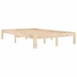 vidaXL Estructura de cama madera maciza de pino 120x200 cm vidaXL Estructura de cama madera maciza de pino 120x200 cm