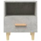 vidaXL Mesita de noche color gris hormigón 40x35x47 cm vidaXL Mesita de noche color gris hormigón 40x35x47 cm